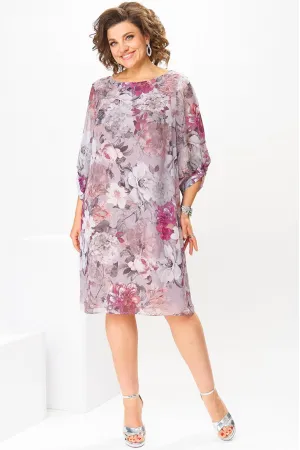 Платье Romanovich 1-2792 розовые цветы