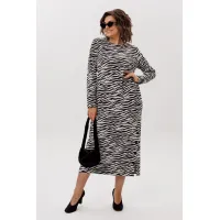 Платье Anelli 1755 Черно-белое кино