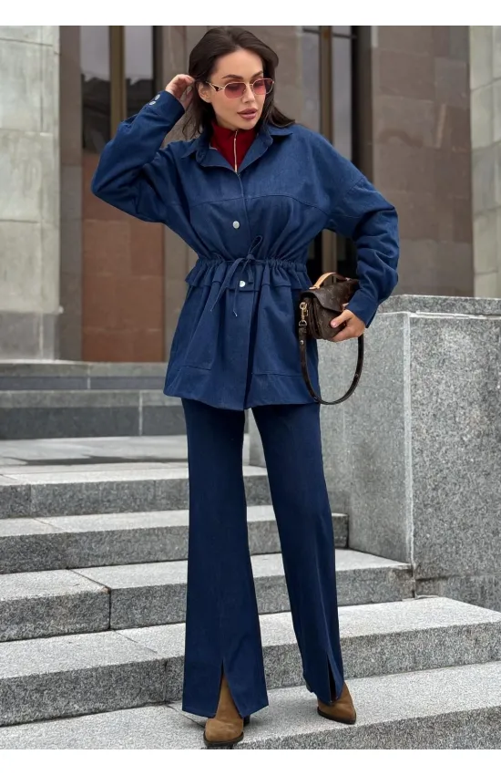 Брюки Aura Ofthe Day 4159 тёмно-синий деним