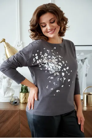 Кофта Rumoda 2037/4 графит