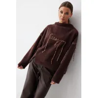 Кофта Люше 4242 коричневый