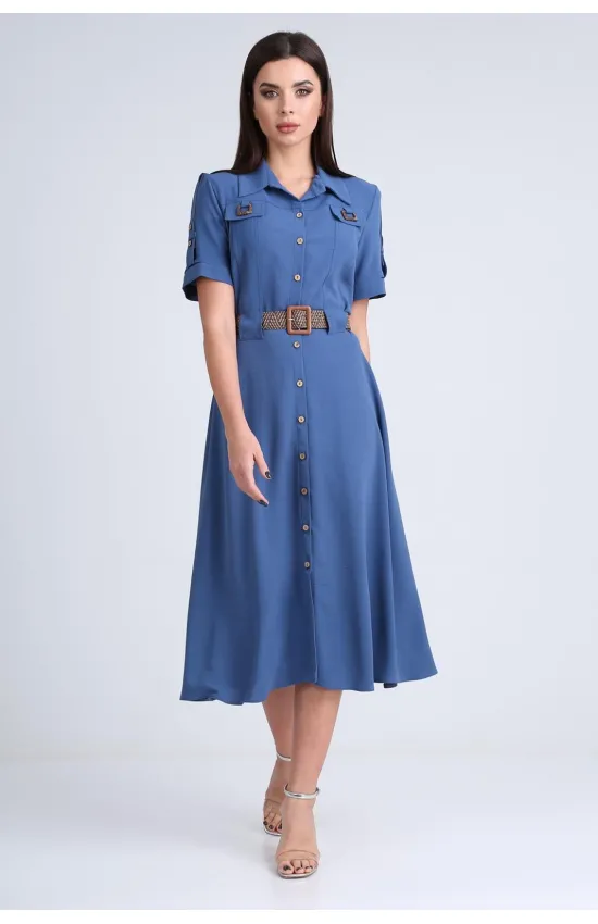 Платье Moda-Versal 2298 индиго new