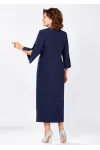 Платье Mira Fashion 5574 темно-синий