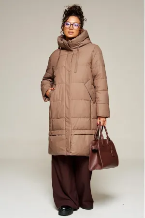 Пальто Beautiful & Free 8022 какао