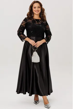 Платье Мублиз 301 черный Платье Мублиз 301 черный