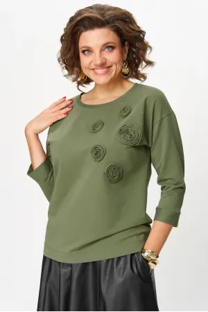 Блузка Rumoda 2268 зеленый