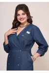 Платье Mira Fashion 5601 синий