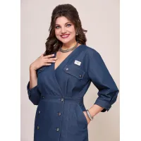 Платье Mira Fashion 5601 синий