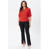Блузка Modema 728-5 горох на красном