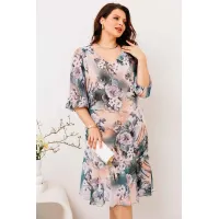 Платье Асолия 2672 мультиколор new