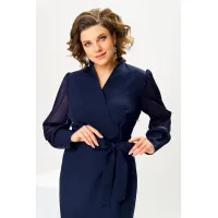 Платье Romanovich 1-2315 синий/полоска Платье Romanovich 1-2315 синий/полоска