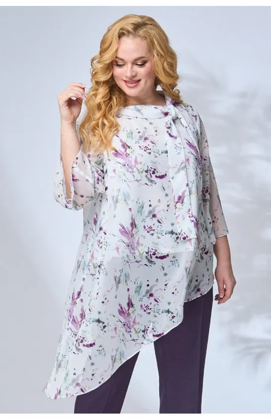 Блузка Angelina & Company 674 белый