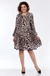 Платье Милора-Стиль 1035 леопард