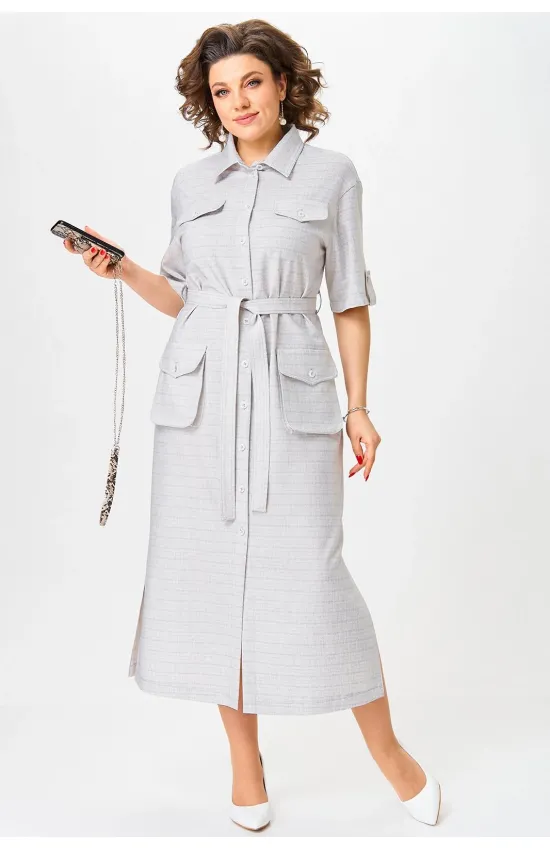 Платье Svetlana Style 2115 серый лен