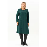 Платье Algranda 4094-4 изумрудный