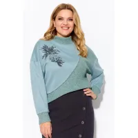 Кофта Viola Style 1175 бирюзовый