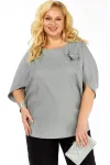 Блузка Элль-Стиль 2436а серый