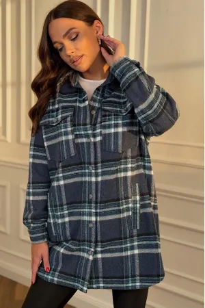 Кардиганы Dilanavip 2127 голубая клетка