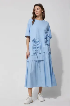 Платье Люше 3740 голубой