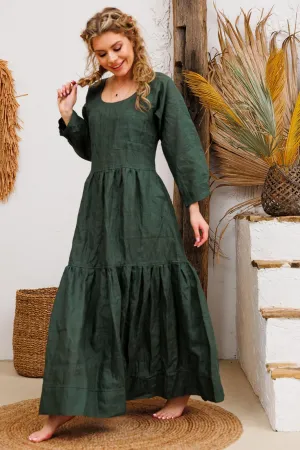 Платье Амулет 9922 изумруд 170