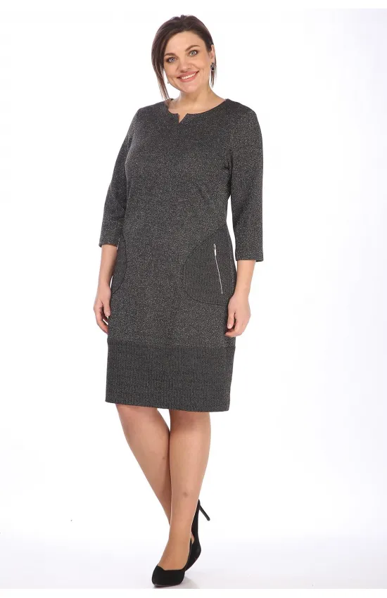 Платье Lady Style Classic 1482/3 Графитовый