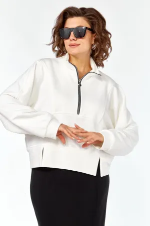 Кофта Карина Делюкс М-1394Д белый