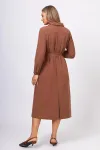 Платье Bazalini 5077 коричневый Платье Bazalini 5077 коричневый