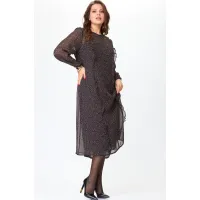 Платье Sova 11257 коричневый