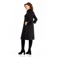 Платье Ольга Стиль С971 черный-паетки