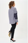 Блузка Svetlana Style 5032 синий+узор Блузка Svetlana Style 5032 синий+узор