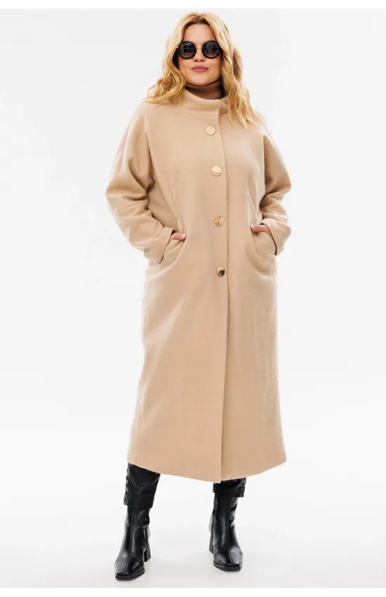 Пальто Michel Chic 359-1 слоновая кость