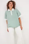 Блузка Begimoda 4126 шалфей