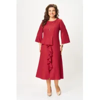 Платье Кокетка И К 1520 красный