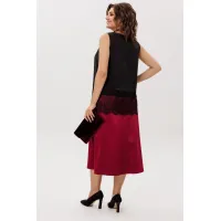 Юбка Anelli 1510 гранатовая патока»