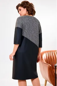 Платье Agatti 5263 черный с золотым