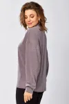 Кофта Begimoda 4156 Фиолетовый пепел Кофта Begimoda 4156 Фиолетовый пепел
