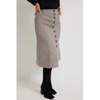 Юбка Mirolia 1263 коричнева ёлочка