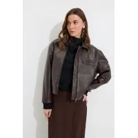 Куртка Люше 4298 коричневый