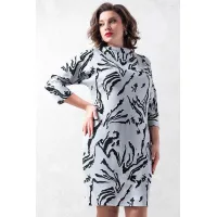 Платье Avanti 1614 серый/черный