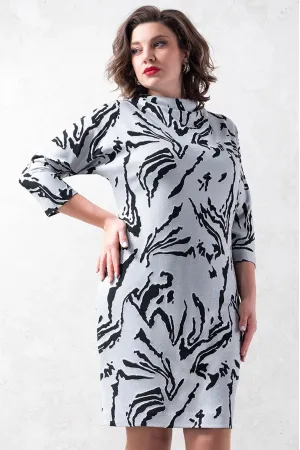 Платье Avanti 1614 серый/черный