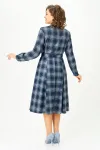 Платье Дали 5520.1 синяя клетка Платье Дали 5520.1 синяя клетка