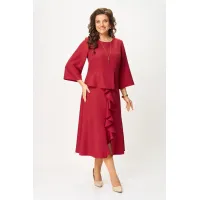 Платье Кокетка И К 1520 красный