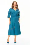 Платье T&n 7711 бирюза темная