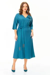Платье T&n 7711 бирюза темная