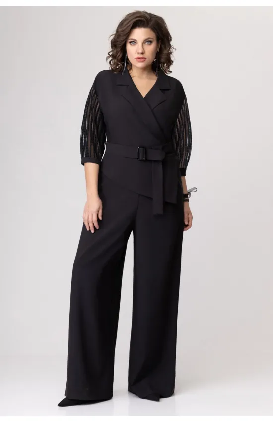 Комбинезон Avanti 1444-4 черный с кружевом