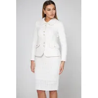 Пиджак Bazalini 4957 молочный