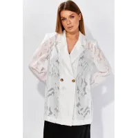 Пиджак Laikony 493-1 молочный