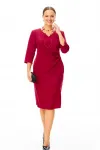 Платье T&n 7704 бордо блеск