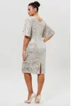Платье Mislana 1037/1 серебро Платье Mislana 1037/1 серебро