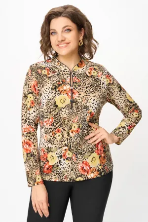 Блузка Дали 4068.1 леопард